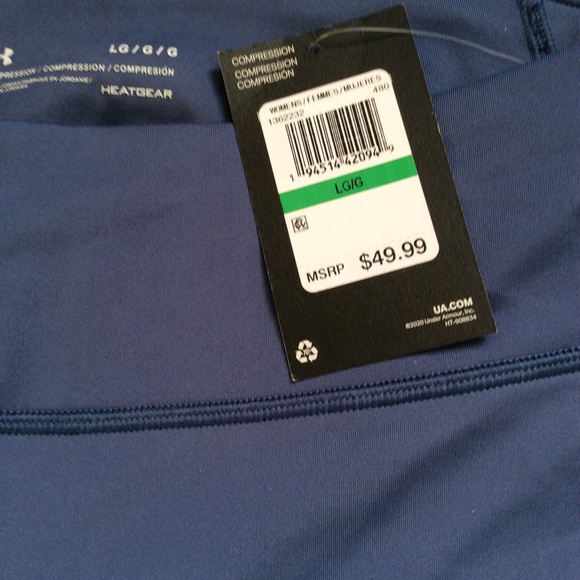 ladies under armour heatgear compression capris - Picture 8 of 9
